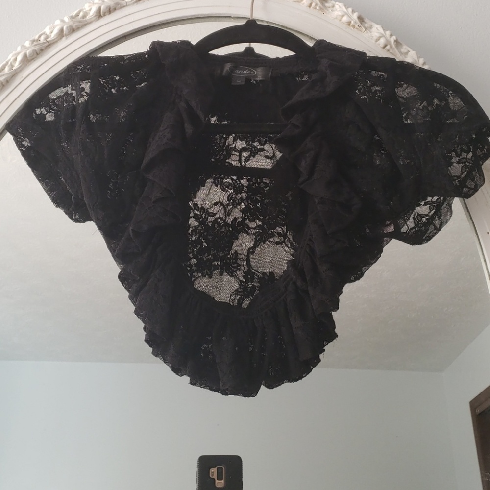 Mandee Floral Lace Cardigan